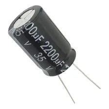 Capacitor Eletrolítico 2200uf 35v - 10 Peças Foto mini  2