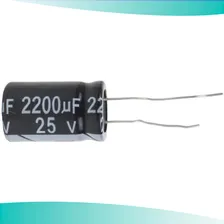 Capacitor Eletrolitico 2200x25v-105 Graus Foto mini  2