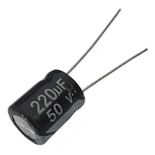 Capacitor Eletrolítico 220uf 50v - 10 Peças Foto mini 4