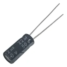 Capacitor Eletrolítico 22uf 50v - 10 Peças Foto mini  3