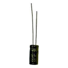 Capacitor Eletrolítico 22uf 50v 5x11mm Foto  mini 1