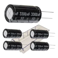Capacitor Eletrolítico 3300uf X 50v (4 Peças) 3300x50 Foto  mini 1