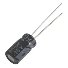 Capacitor Eletrolítico 330uf 16v - 10 Peças Foto mini 4