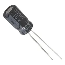 Capacitor Eletrolítico 330uf 16v - 10 Peças Foto mini 2