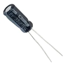 Capacitor Eletrolítico 33uf 16v - 10 Peças Foto mini  2