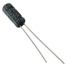 Capacitor Eletrolítico 33uf 35v - 10 Peças Foto mini  2