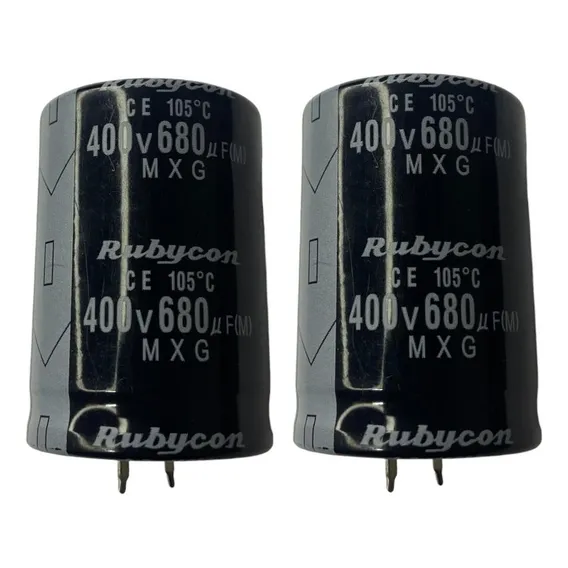 Capacitor Eletrolítico 450v 680uf 105°c - 3 Peças Foto 1