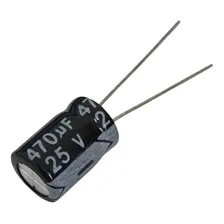 Capacitor Eletrolítico 470uf 25v - 10 Peças Foto mini 4