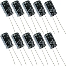 Capacitor Eletrolítico 470uf 35v - 10 Peças Foto  mini 1