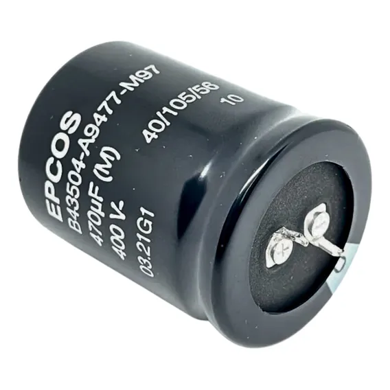 Capacitor Eletrolítico 470uf 400v 35x45mm Epcos Foto 1