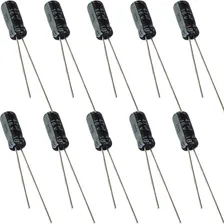 Capacitor Eletrolítico 47uf 16v - 10 Peças Foto  mini 1