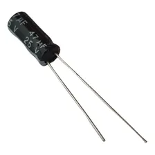 Capacitor Eletrolítico 47uf 25v - 10 Peças Foto mini 3