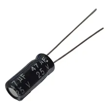 Capacitor Eletrolítico 47uf 25v - 10 Peças Foto mini 4