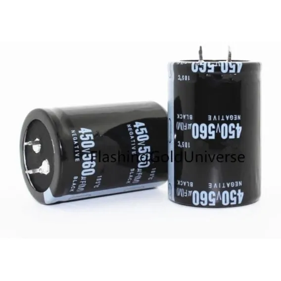 Capacitor Eletrolítico 560uf 450v- 4peças Foto 1