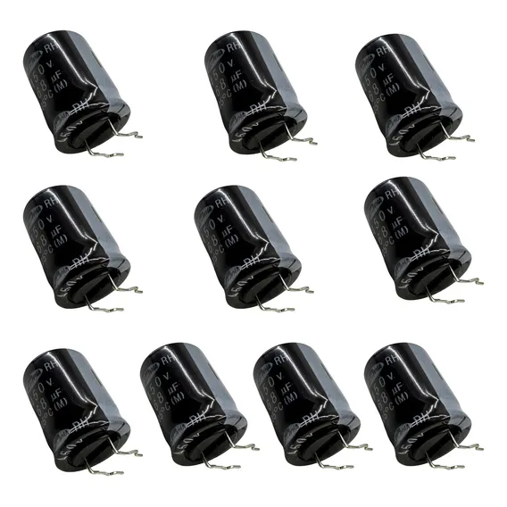 Capacitor Eletrolítico 68uf X 450v 105° 10 Peças Foto 1