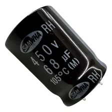 Capacitor Eletrolítico 68uf X 450v 105° 10 Peças Foto mini  2