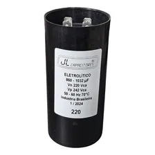 Capacitor Eletrolítico 860-1032uf 220v Marca Jl P/ Partida Foto mini  2
