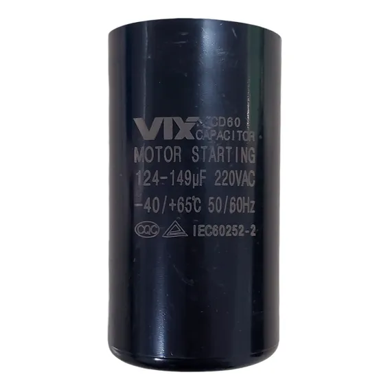 Capacitor Eletrolítico De Partida 124x149uf 220v Foto 1