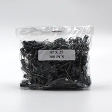 Capacitor Eletrolítico Epcos 47uf 25v 85°c 200 Pçs Foto mini  3
