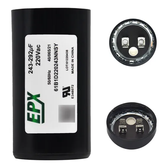 Capacitor eletrolítico EPX 243-292uF 220Vac CAPACITOR ELETROLITICO Foto 1