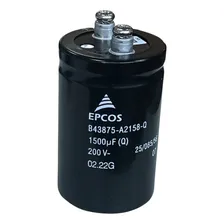 Capacitor Eletrolítico Giga 1500uf 200v 50x80mm Epcos Foto mini 1