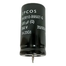Capacitor Eletrolítico Snap-in 500uf 360v 25x50mm Foto mini 1