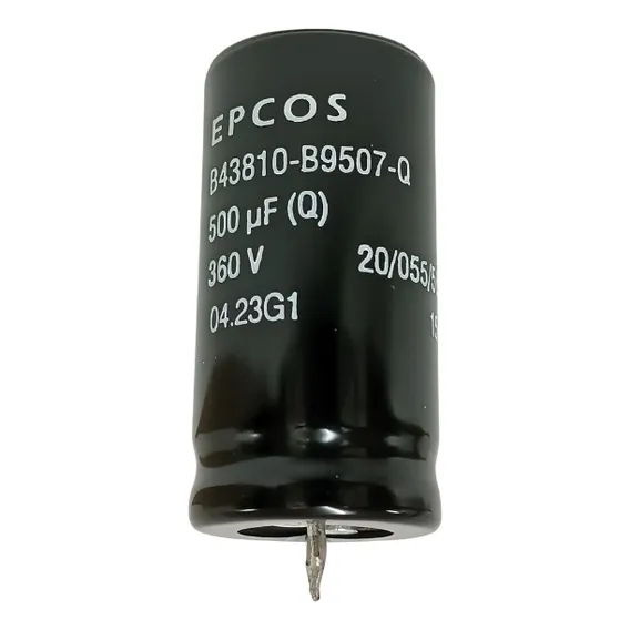 Capacitor Eletrolítico Snap-in 500uf 360v 25x50mm Foto 1
