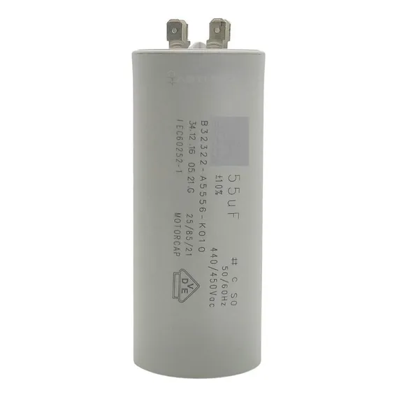Capacitor Epcos 55uf 440/450vac 50/60hz Foto 1