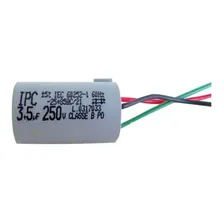 Capacitor P/ Ventilador De Teto 3 Fios 8uf (3+5uf) 110v 250v 110v/220v Foto mini 2
