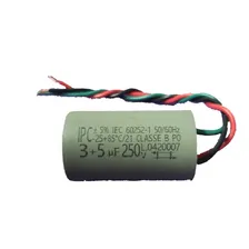 Capacitor P/ Ventilador De Teto 3 Fios 8uf (3+5uf) 110v 250v 110v/220v Foto mini 1