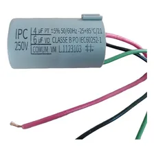 Capacitor P/a Ventilador 4+6uf 3 Fios 127v Foto mini 2