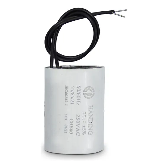 Capacitor Para Motor Portão Automático Eletrônico 35uf 250v Foto 1