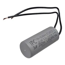 Capacitor Para Ventilador De Teto Com 2 Fios 3uf 220v 250vac 250 Vac Foto mini 1