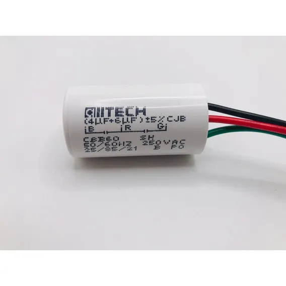 Capacitor Para Ventilador Teto 4+6uf Foto 1