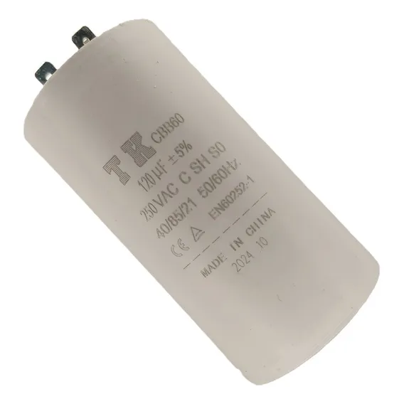Capacitor Permanente 120uf 250vca Faston Foto 1