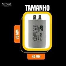 Capacitor Permanente 25uf 450v Epx (c/terminal) Foto mini 3