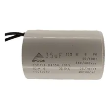 Capacitor Permanente 35uf 380/400vca Fios Epcos Foto mini  2