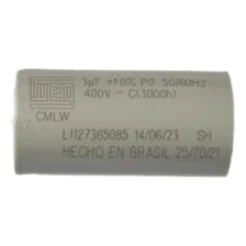 Capacitor Permanente 3uf 400v Weg 11095299 Foto mini 2