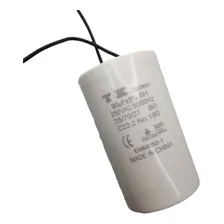 Capacitor Permanente 90uf 250vca Fios Foto mini 1