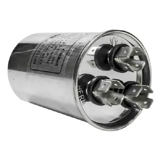 Capacitor Permanente Duplo 40+6uf 440vca P/ Ar Condicionado Foto 1