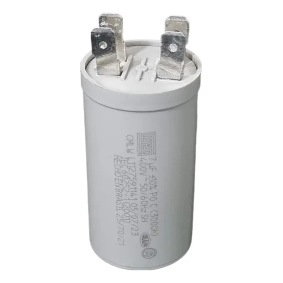 Capacitor Permanente Weg Cmlw 7uf 400v Foto 1