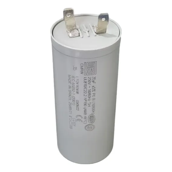 Capacitor Permanente Weg Cmrw 35uf 250v +- 5% 10.000 Horas Foto 1