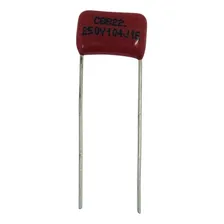 Capacitor Poliéster 100nf 250v Metalizado - Kit 100 Peças Foto mini 2