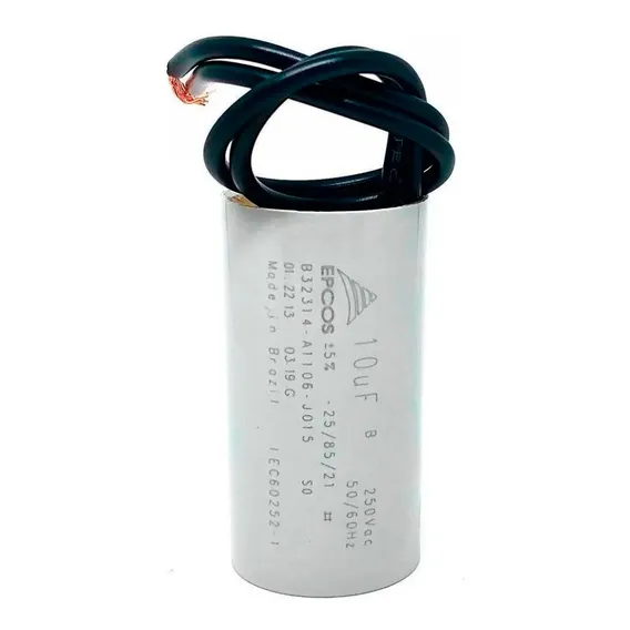 Capacitor Ppm Epcos 10uf 250vca 25x47mm B32313-a1106-k013 Foto 1