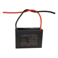 Capacitor Quadrado Cap Cbb61 10uf 450vac Foto mini 1
