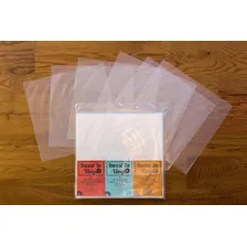 Capas externas de proteção de plástico 100% transparente Foto mini  2