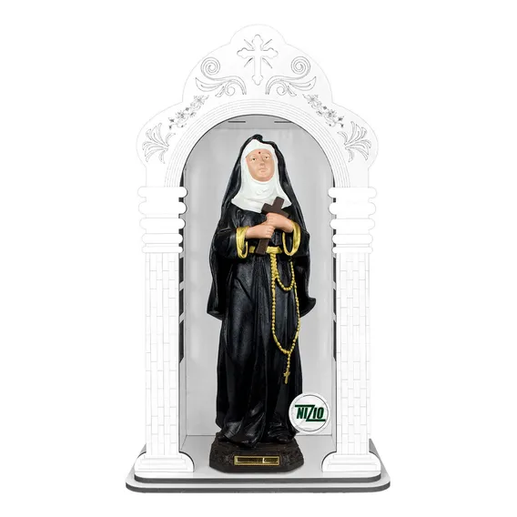 Capela Capelão Imagem Santa Rita De Cássia 60cm Inquebrável Foto 1