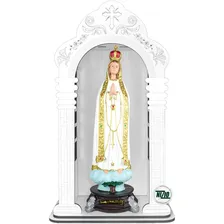 Capela Capelão Nossa Senhora De Fátima 60cm Inquebrável Foto mini 1