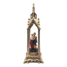 Capela Com Imagem Da Sagrada Família Resina Foto mini  3