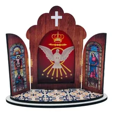 Capela Portuguesa Divino Espírito Santo Madeira Mdf Foto  mini 1